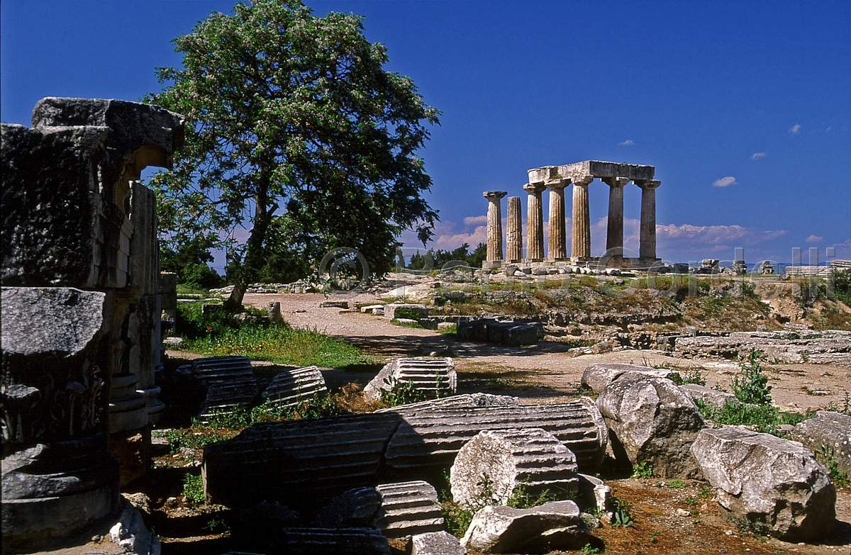 Temple of Apollo, Corinth, Greece
 (cod:Greece13)